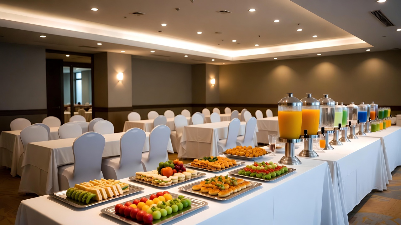 Организация кейтеринга в отеле для конференции