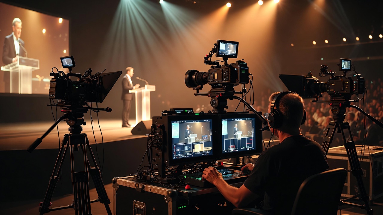 Организация live-трансляции с использованием мультикамерной съёмки