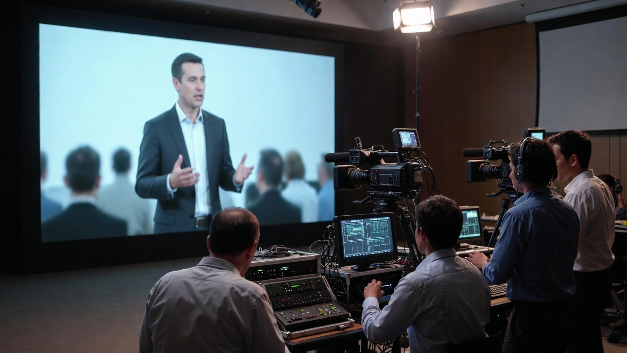 Подключение удалённого спикера на деловом мероприятии