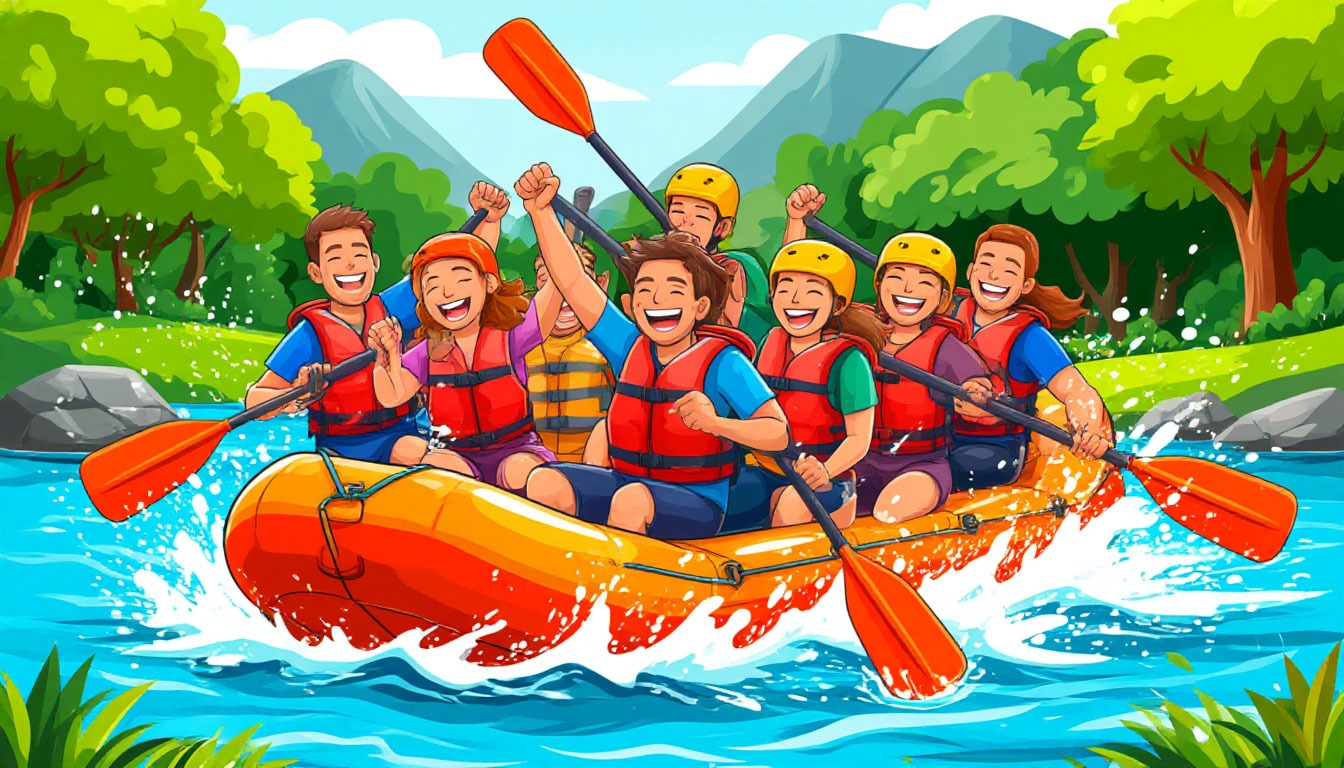 командная работа на рафтинге эмоции и сплочение