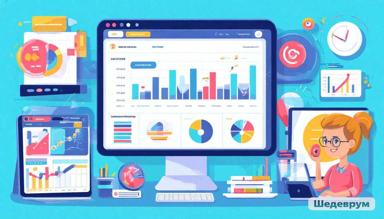 Иллюстрация аналитики охвата и статистики мероприятия