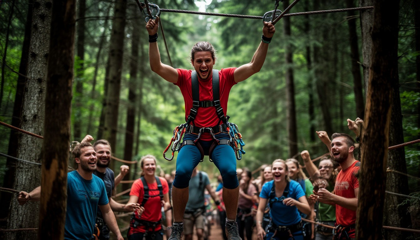 Почему верёвочный курс работает: психология тимбилдинга | DoctorTeam
