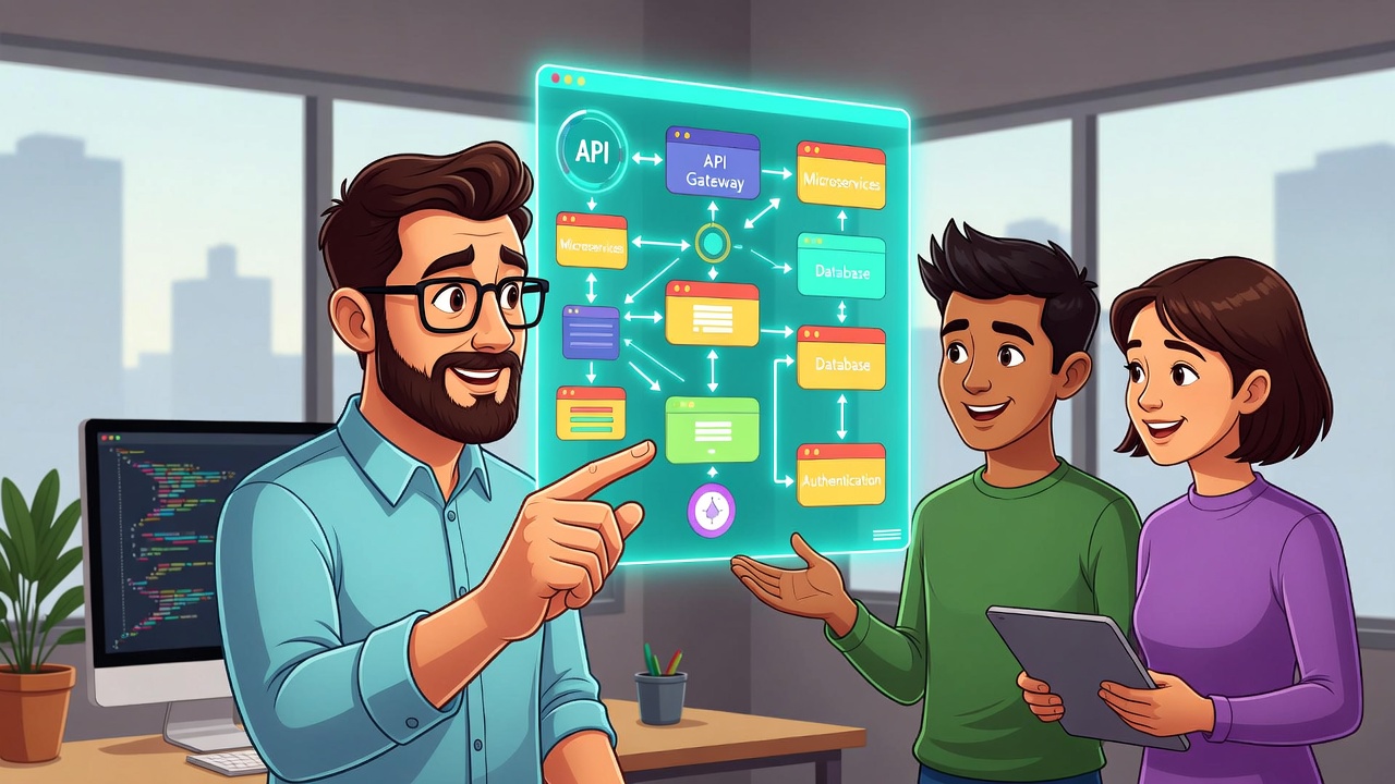 Ментор помогает разработчикам работать с API и технологиями