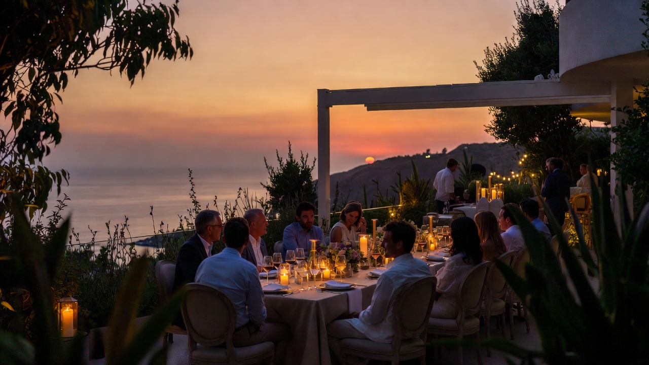 Эксклюзивный гастрономический ужин во время инсентив-тура
