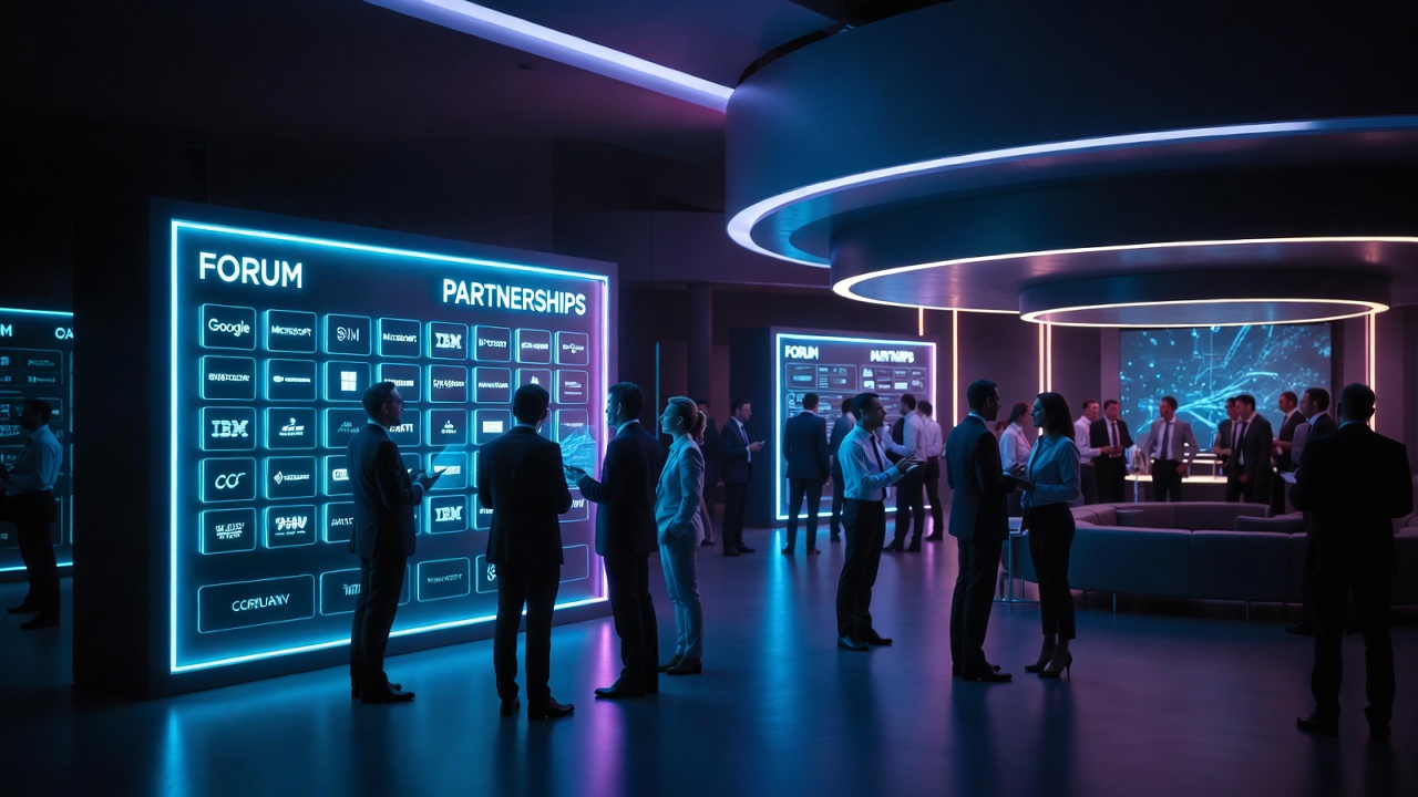 Деловое общение участников форума и партнеров