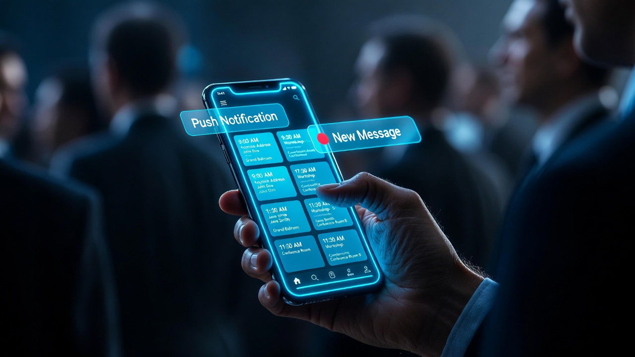 Использование мобильного приложения для навигации по программе форума