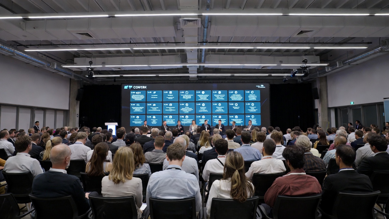 Расписание выступлений на деловой конференции