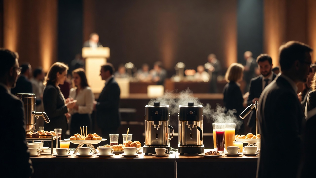Кофе-брейк как часть сценария деловой конференции