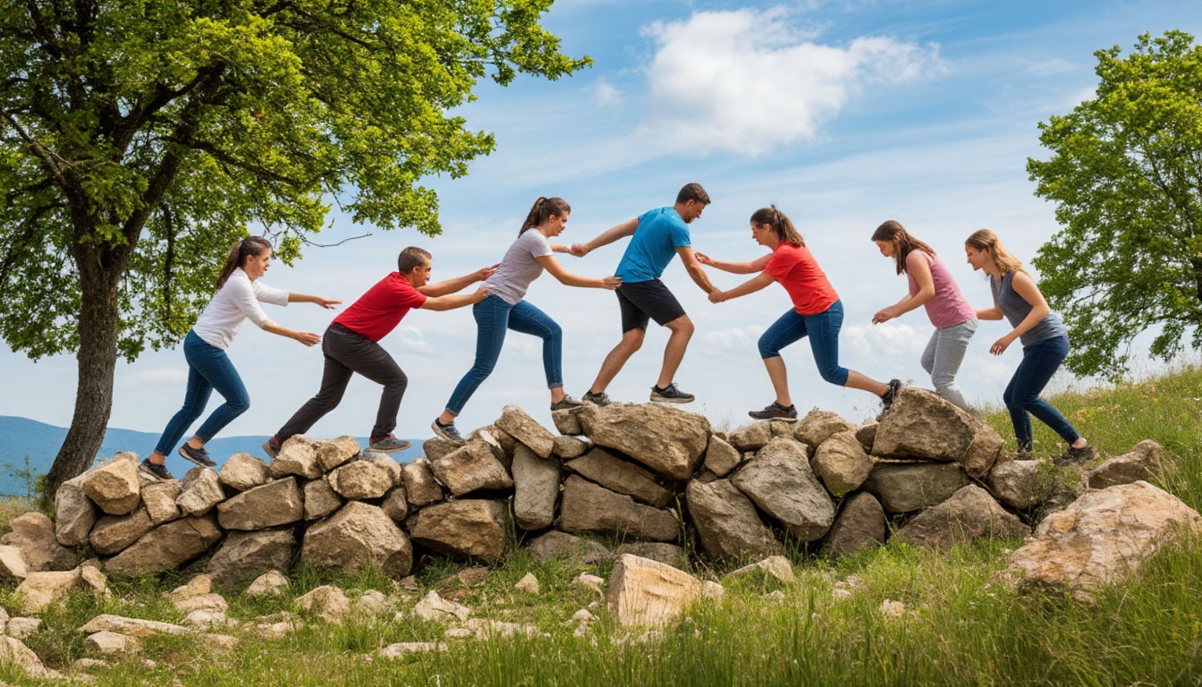 Развитие жизнестойкости и командных навыков через совместные задачи