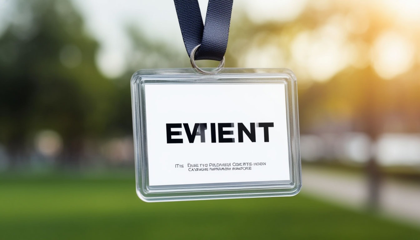 Дизайн бейджей с логотипом форума и ФИ участника, персонализация