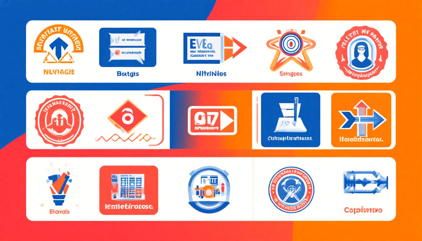 Дизайн бейджей и навигации для форума