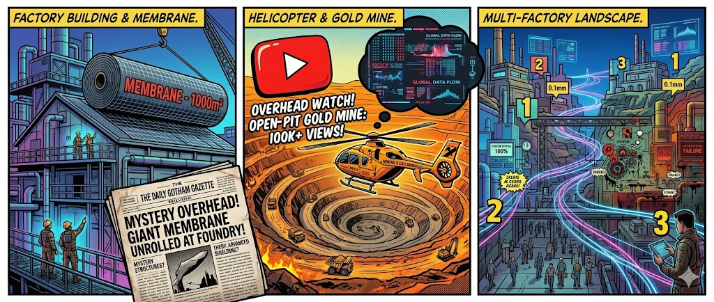 Фотосъёмка и видеоблогер на пресс-туре на заводе