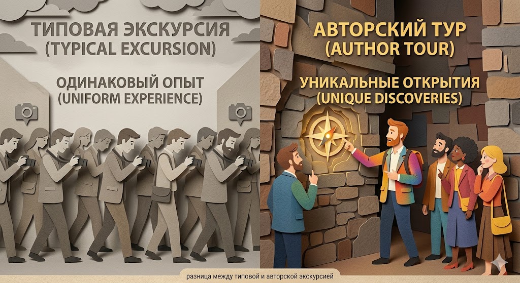 Авторский тур вместо туристической экскурсии