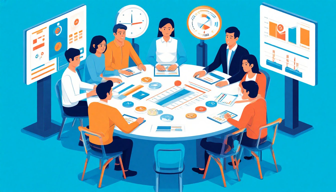 участники принимают решения в симуляции