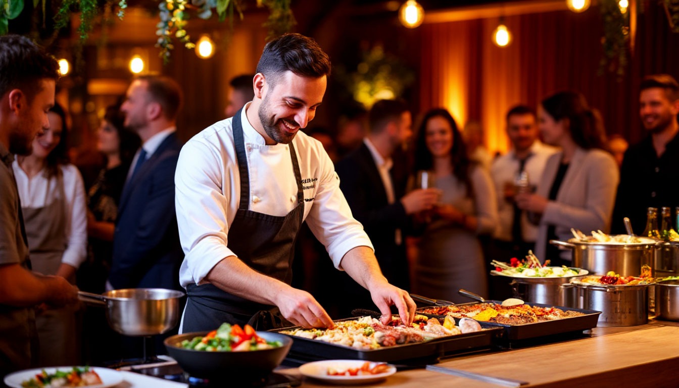 Карвинг на глазах у гостей — художественная нарезка фруктов на корпоративе