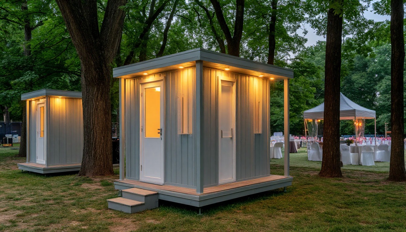 Комфортные мобильные туалеты на выездном мероприятии