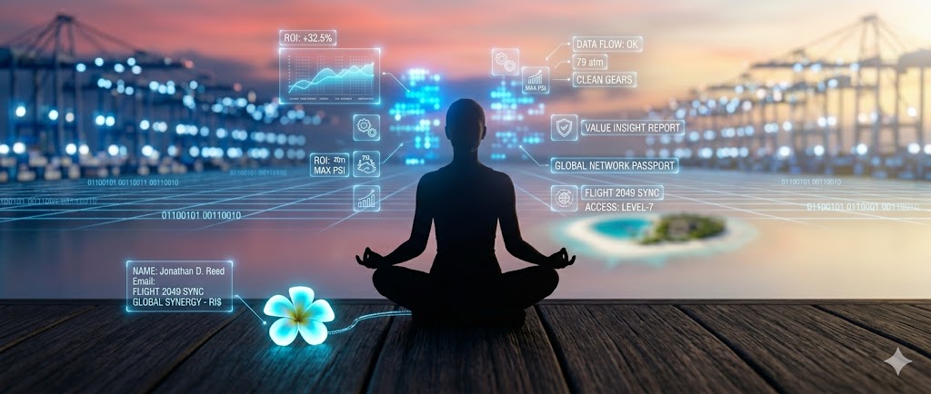 Утренняя йога на берегу океана как часть программы восстановления сил.