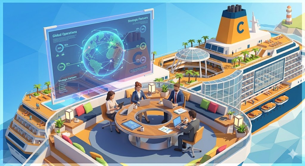 Маршруты круиза: Средиземное море, Балтика, Карибы