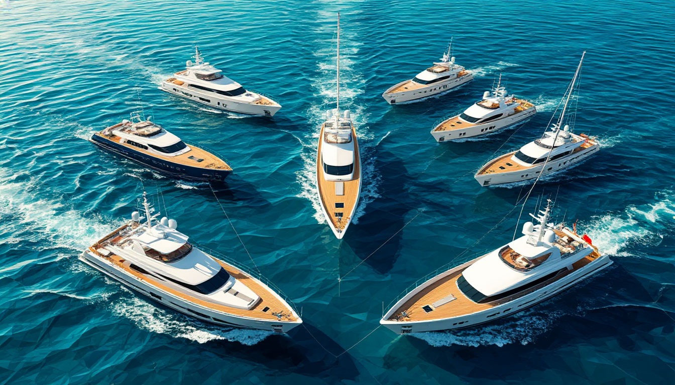 тактическое взаимодействие яхт в регате