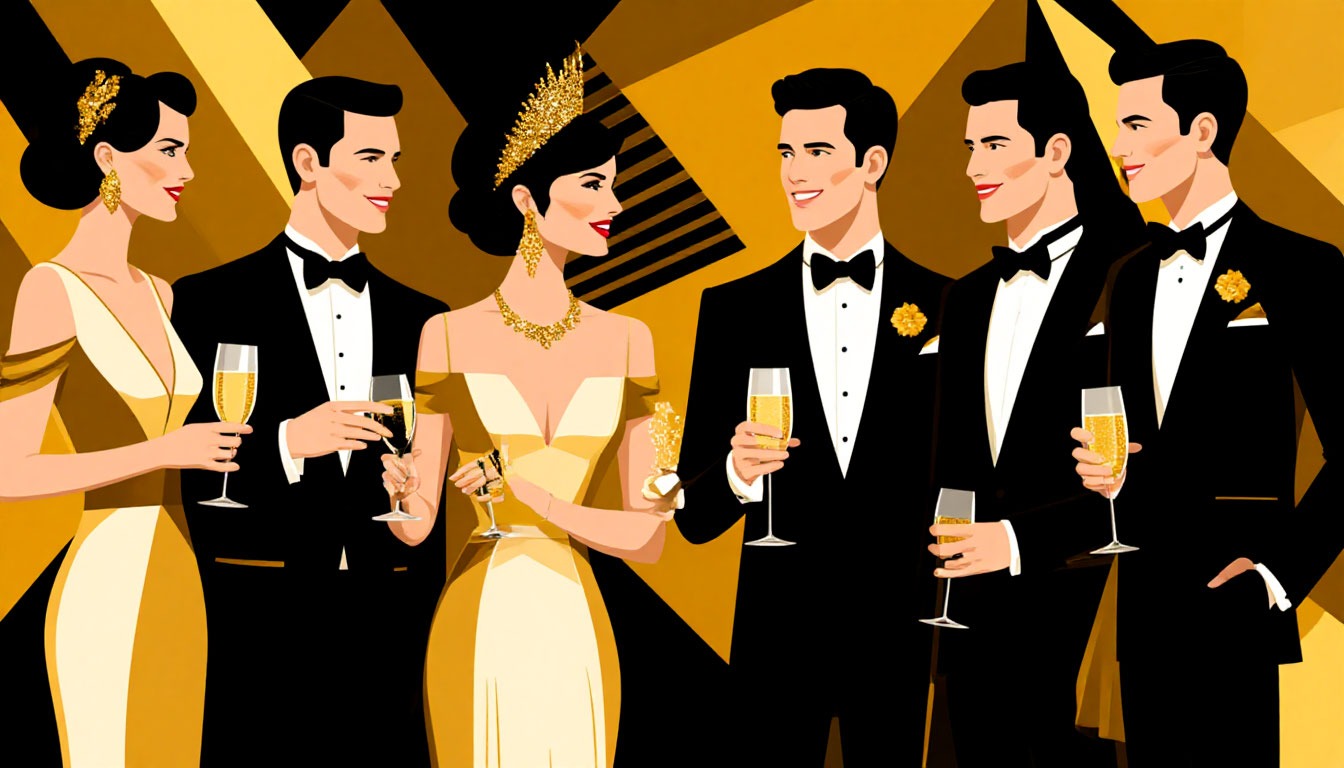 популярность стиля Гэтсби и атмосфера роскоши