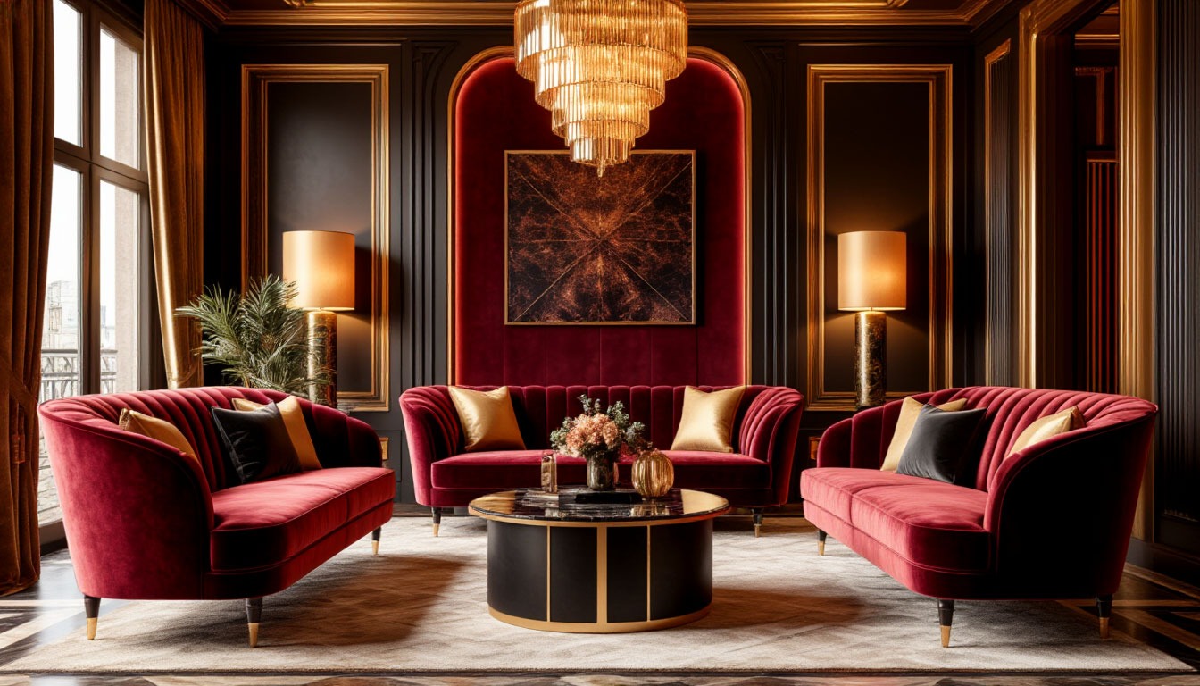 декор в стиле ар-деко для вечеринки