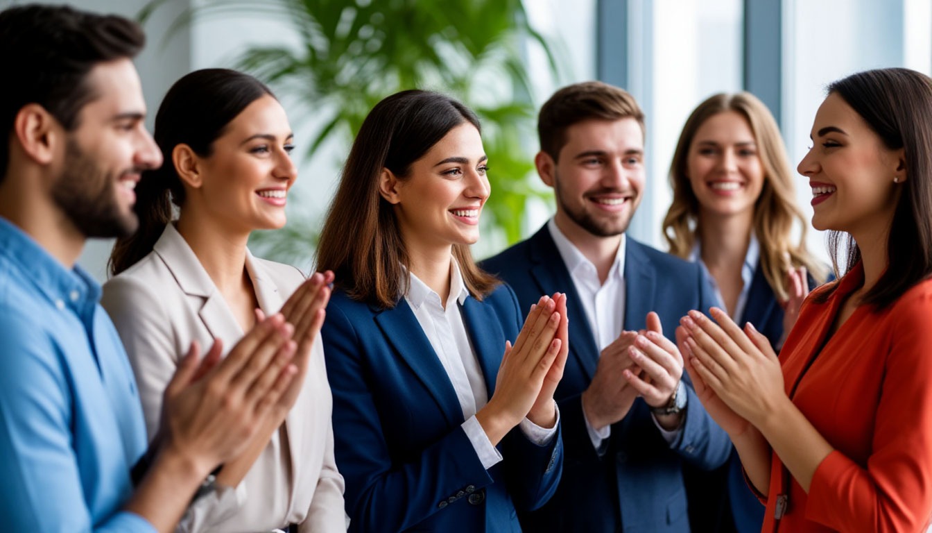 награждение сотрудников на юбилее компании