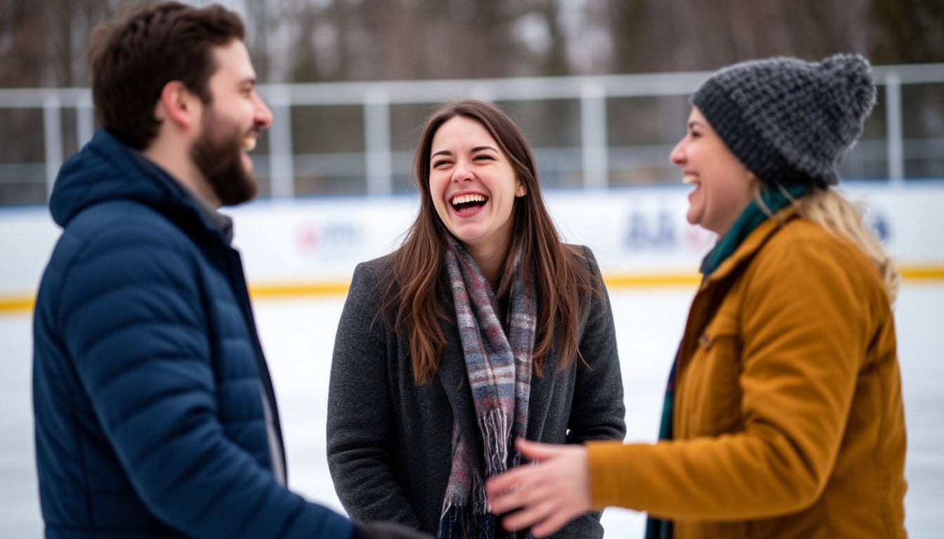 Живые эмоции команды на зимнем тимбилдинге
