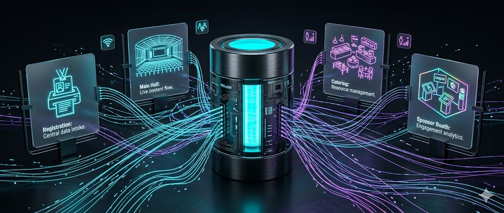  Интеграция биометрического пропуска со всеми зонами и цифровыми CRM-системами мероприятия