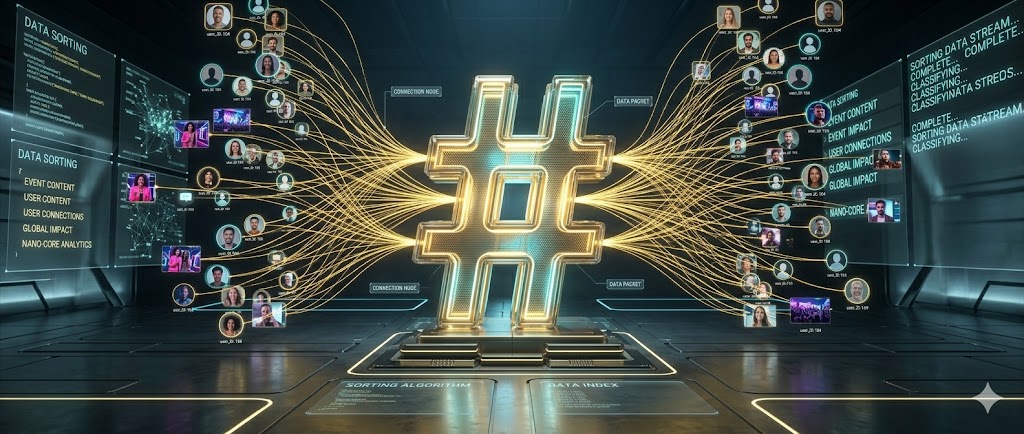Использование уникального хештега мероприятия для сбора и систематизации контента в сети