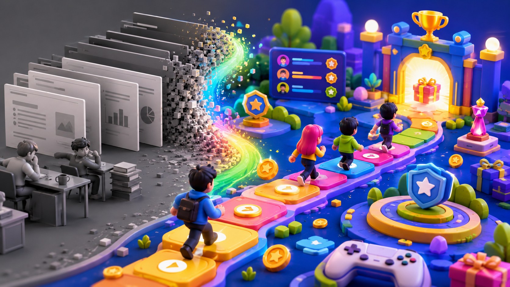 Геймификация обучения: превращаем скучное в интересное — gamification of learning