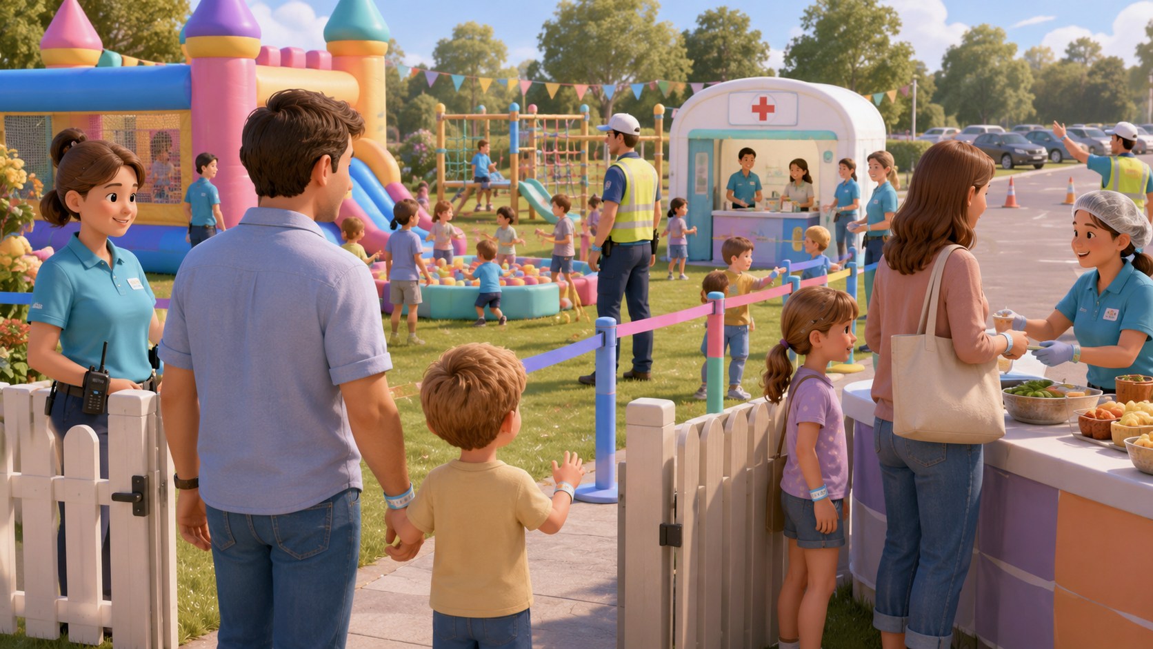 безопасность детей на Family Day
