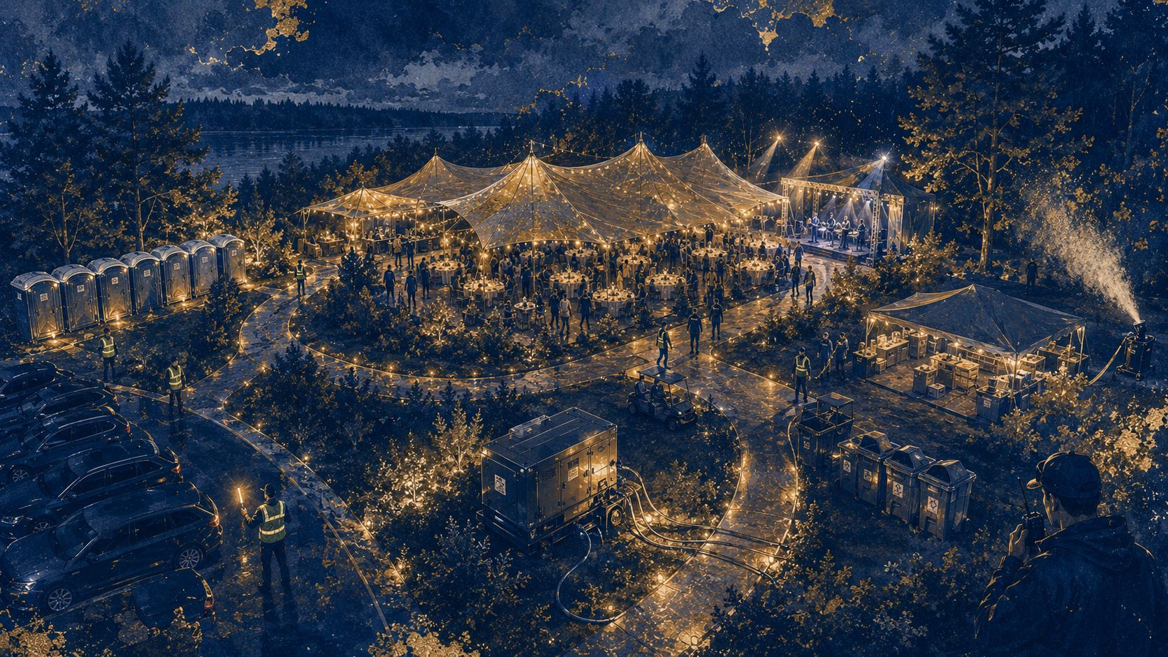 инфраструктура outdoor-мероприятия