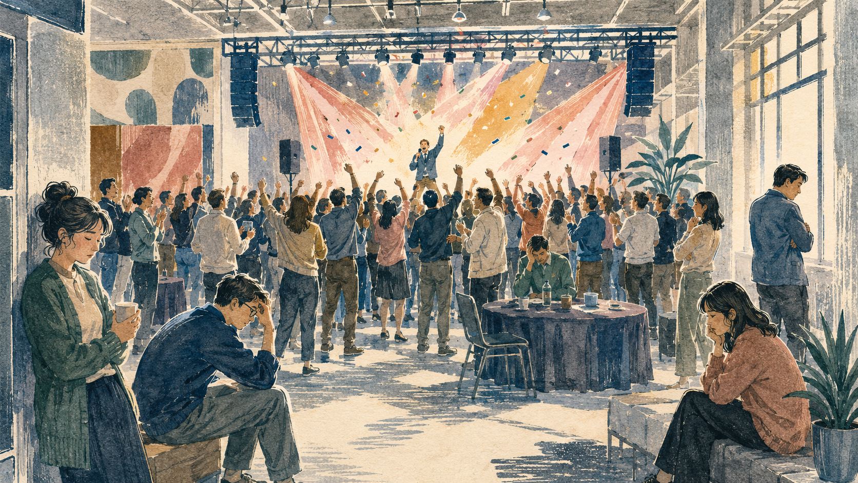 неподходящий тимбилдинг для интровертов